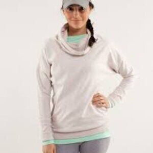 LULULEMON Rest Day Pullover in Dune Cotton Blend  Size 4